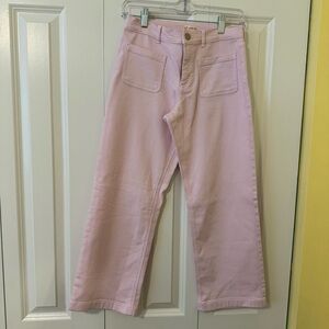 Crewcuts Light Pink Wide Leg Jeans
